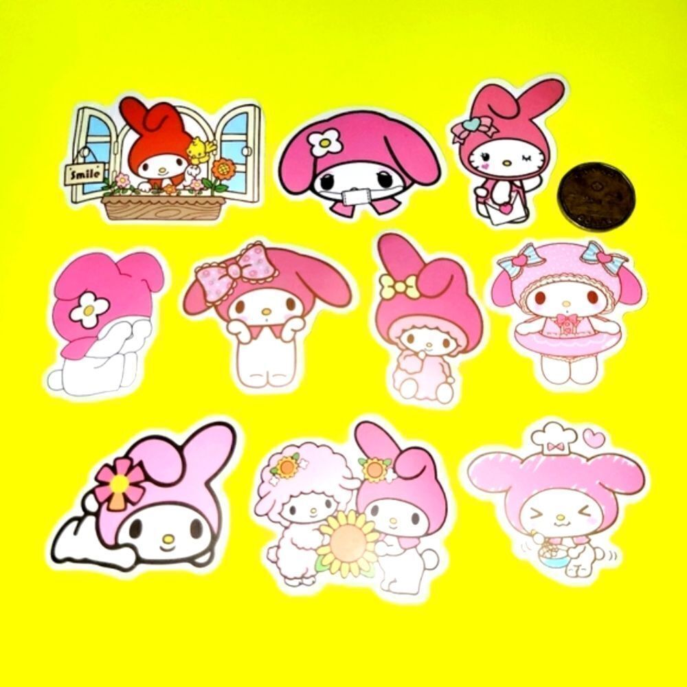 3/$20 10x brand new waterproof Melody stickers